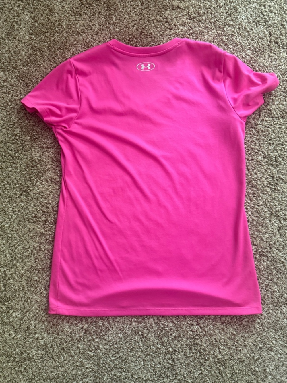Under Armour women's loose fit Heatgear t-shirt size small pink - Picture 2 of 3